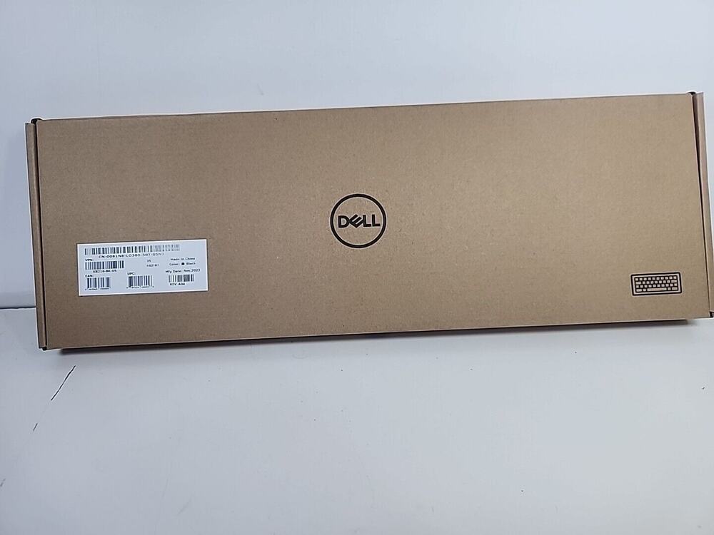 Dell NEW KB216-BK-US Black USB Wired QWERTY Keyboard G4D2W 0G4D2W